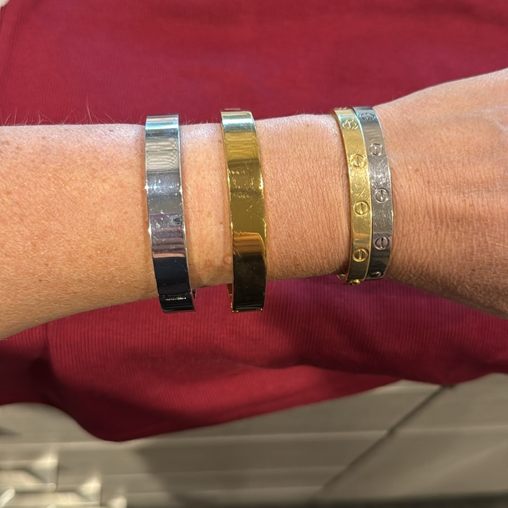 Jcrew Hinged Bangles Bundle F3209 - image 6